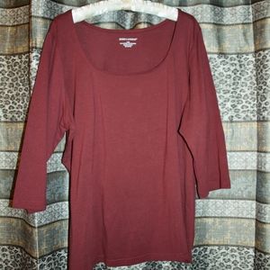 Women's 18-20 Jessica London Scoop Neck Top